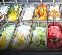 Machine à crème glacée dure de comptoir en acier inoxydable de grande capacité de 8 litres