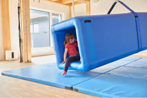 Fábrica personalizada 8M PVC pista de aire inflable gimnasia Tumble <span class=keywords><strong>Airtrack</strong></span> Pro obstáculo de aire Parkour túnel de aire Pro - Product Image 4