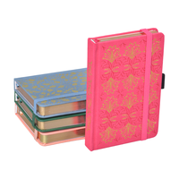 Carnet Cadeau Multicolore avec Fermeture Élastique et Bordure Dorée – Idéal pour les Fêtes – Fournisseur Fiable