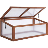Cadre rectangulaire en bois massif sculpté, serre, boîte à plantes polyvalente pour intérieur et extérieur, terrarium