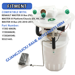 Pat ชุดปั๊มเชื้อเพลิงใหม่สำหรับ Renault Master <span class=keywords><strong>2</strong></span>.3 17202-6063R 172026063R 172026934R 172020255R 95521445 172025557R - Product Image 2