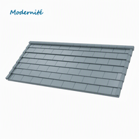 Tuiles solaires photovoltaïques à film mince 22W, tuiles solaires BIPV à double vitrage 670x480mm, panneau solaire CdTe pour toiture résidentielle
