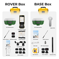 Récepteur GNSS RTK SMA24RTK 1408 canaux avec IMU pour levés topographiques et de construction, étanchéité IP67, base et mobile