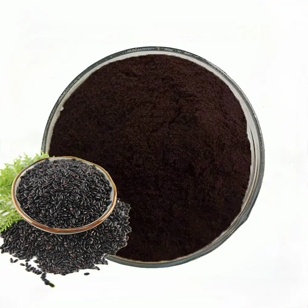 Antioxidantes antocianinas de arroz negro, extracto de arroz negro, polvo de antocianidina de arroz negro