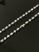 Collier en diamant de laboratoire certifié IGI, taille émeraude poire, 5ct 10ct, or 14k 18k, clarté VVS, pendentif de luxe en diamant CVD pour femme