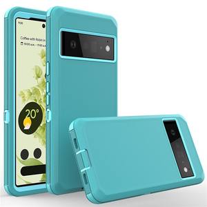 เคสแข็งไฮบริด3 in 1กันกระแทกสำหรับ Google Pixel 7 Pro 8 Pro 4XL 6A พิกเซลเคสเกราะโทรศัพท์มือถือ - Product Image 3