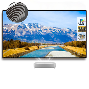 84-120インチフレネル5.0 Pro ALR UST固定フレームショートスロープロジェクタースクリーンに最適2.8ゲインアンビエントライトリジェクト4K 8K - Product Image 1