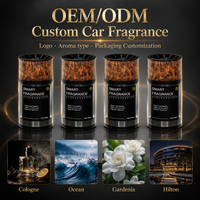 Diffuseur de parfum élégant et compact en verre pour voiture, diffusion fluide de l'arôme, idéal pour l'intérieur des berlines et des fourgonnettes