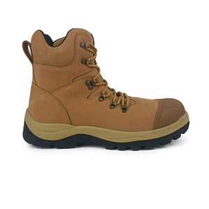 أوليفر S3 الصلب اصبع القدم العلوي المطاط والجلود وحيد أحذية السلامة للرجال النساء الثقيلة التعدين الصناعية البناء العمل التمهيد - Product Image 4