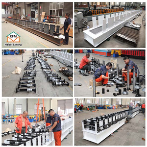 Machine à cintrer les gouttières métalliques Hebei Liming pour gouttières de pluie de type K et carrées en tôle galvanisée - Product Image 2