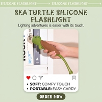 Lampu Tidur Bayi Silikon Bentuk Kura-Kura Mini, USB Rechargeable, Gantungan Kunci, Mainan Anak Lucu, Hadiah dengan Cahaya Putih Hangat