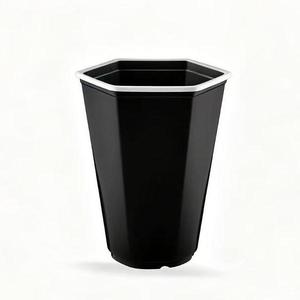 Vaso desechable hexagonal rojo de plástico PP de 16 oz para fiestas de beer pong y bares - Product Image 6
