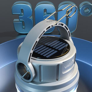 Warsun EB05 Hochleistungs-<span class=keywords><strong>LED</strong></span>-Flutlicht mit Doppellichtquelle, Wiederaufladbar, Tragbare Gartenbeleuchtung, Solarbetrieben für Camping - Product Image 3