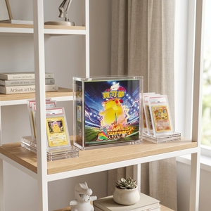 Présentoir en acrylique moderne de qualité supérieure, épaisseur 5 mm, avec couvercle magnétique, résistant aux UV, écologique, pour collection de cartes Pokémon japonaises - Product Image 3