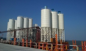 Máy làm gạch đất sét tự động mua sản phẩm Trung Quốc trực tuyến Máy làm khối rỗng xi măng Silo tùy chỉnh - Product Image 5