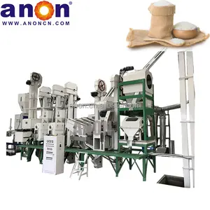 ANON 30-40 TPD paddy rice milling equipment to processing white rice paddy huller mill plant auto rice milling machines