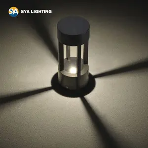 Bollard de SYA-1206, iluminación moderna para exteriores, luz Led de aluminio