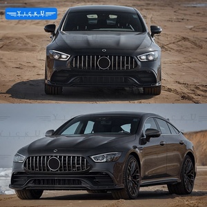 Kit carrosserie LD en fibre de carbone pour Mercedes <span class=keywords><strong>AMG</strong></span> <span class=keywords><strong>GT</strong></span> 50 53 <span class=keywords><strong>43</strong></span> couteau à vent avant lèvre arrière jupe latérale spoiler top wing - Product Image 2