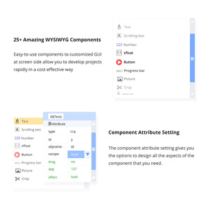 NEXTION NX4832K035 3.5" หน้าจอสัมผัสแบบต้านทาน HMI ซีรีส์ที่ปรับปรุงแล้ว UASRT TFT LCD โมดูลเข้ากันได้กับอาร์ดูโน่ L117 - Product Image 4