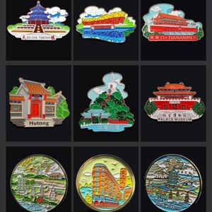 Ímã do refrigerador do metal Lituânia 3D Vilnius Landmark Tourist Souvenir Ímã do refrigerador - Product Image 2