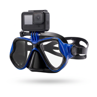 Masque de plongée en gros avec support pour caméra pour la photographie sous-marine, l'enregistrement vidéo, la plongée avec tuba et la plongée libre
