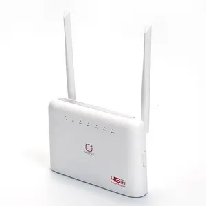 VEMO B725 Routeur Wi-Fi Lte sans fil 4G de haute qualité avec emplacement pour carte Sim et port Ethernet 4 Gigabit et 2 antennes externes