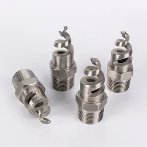 BYCO 1/4 Inch High Pressure 316 Stainless Steel cooling town full cone conical spiral jet nozzle