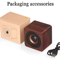 Enceinte BL sans fil, caisson de basses stéréo, basses puissantes, son de cinéma, lecteur de musique HIFI pour téléphone, ordinateur portable, PC, rétro en bois