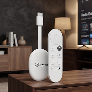 XS97 Android TV Stick con Resolución 4K, WiFi de Doble Banda, Procesador de Cuatro Núcleos, Dispositivo de Transmisión <span class=keywords><strong>IPTV</strong></span> para Entretenimiento en el Hogar - Product Image 1