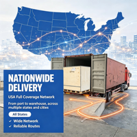 Pengiriman Laut Kargo Berat dan Berukuran Besar dari China ke USA, Pengiriman ke Gudang, LCL, ZS LOGISTICS, Asuransi Termasuk, Pengiriman 6 Hari