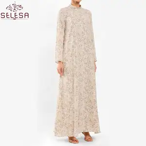 Đầm Ôm Vestido De Las Mujeres Cho Nữ Mùa Hè Đầm Maxi Hồi Giáo Mới Nhất Đáng Yêu Cho Phụ Nữ Hồi Giáo Abaya ĐẦM HỞ