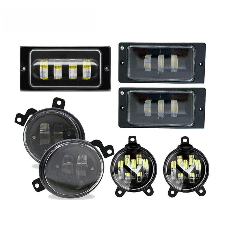 Fog Lamp VAZ UAZ 2115 2110 2170 2180 2190 Crystal White Yellow For Daewoo For LADA