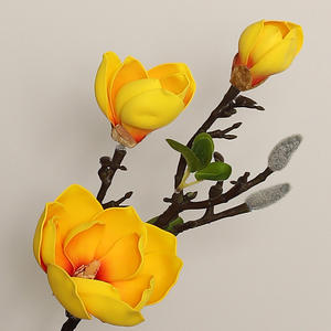 Nouvelle fleur artificielle en EVA <span class=keywords><strong>Yulan</strong></span>, toucher réaliste, pour la décoration de la maison, les mariages, les scènes, les allées, les arrangements floraux - Product Image 6