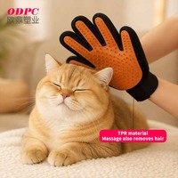 Kit de toilettage 3-en-1 pour animaux : Râteau démêlant, peigne et gant pour chiens et chats à poils courts – Élimination des nœuds et des poils morts – Gain de temps