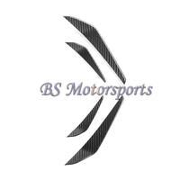 Canards de pare-chocs avant en fibre de carbone sèche style MP, ensemble de 4 pièces pour BMW G80 M3 G82 G83 M4 2021+, kit carrosserie sport aérodynamique