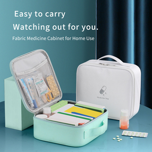Kit médico de emergencia portátil Caja de almacenamiento de primeros auxilios adecuada para viajes al aire libre Camping Medicina Bolsa refrigerada - Product Image 3