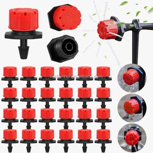 Arrosage agricole huit 8 trous Système d'irrigation goutte à goutte Micro Mini <span class=keywords><strong>Bouton</strong></span> Rouge goutteurs goutteurs goutteurs - Product Image 2