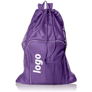Premium Customized Logo Promotion Large Mesh Dive Bag with Zippered Pockets for Travel Gear Storage - Product Image 1