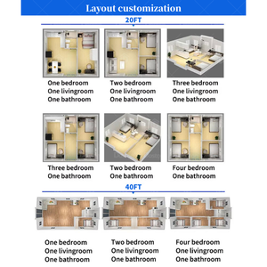 3卧室2浴室容器住宅40英尺豪华住宅预制澳大利亚可扩展住宅小房子，带厨房简易安装移动 - Product Image 4
