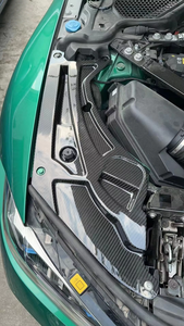Panneau latéral de phare en fibre de carbone véritable, cache décoratif du compartiment moteur, accessoires de tuning sport pour BMW G80 G82 G87 M3 M4 - Product Image 4