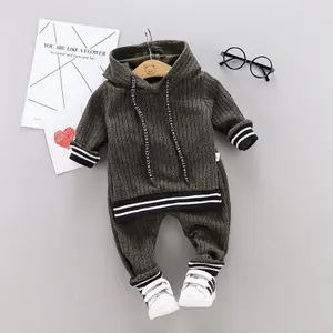 Set pakaian bayi laki-laki, baju anak gaya Korea mode pakaian bayi laki-laki