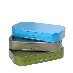 Aluminum Alloy Slim Fly Box Slit Foam Easy Grip Trout Flies Fly Fishing Box Fishing Tackle Boxes for Fisherman