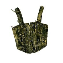Corset <span class=keywords><strong>vert</strong></span> à motif floral pour femmes avec bretelle à nouer sur le devant et à lacets <span class=keywords><strong>Bustier</strong></span> d'entraînement vintage à la taille - Product Image 5