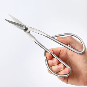 Tijeras de poda para brotes de hojas, de acero, de una sola pieza, tipo bypass, 5-10 mm, grises, manuales, para diestros. - Product Image 3