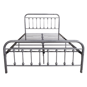 Soldes de fin d'année : Cadre de lit en fer robuste pour chambre à coucher, facile à assembler <span class=keywords><strong>et</strong></span> à nettoyer - Prix le plus bas garanti - Product Image 3