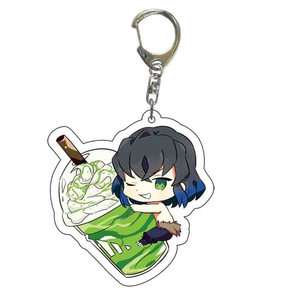 Llavero Acrílico de Anime Demon Slayer: Tanjiro Kamado, Inosuke Hashibira, <span class=keywords><strong>Shinobu</strong></span> Kocho, Muichiro Tokito, Decoración para Mochila, Regalo - Product Image 4