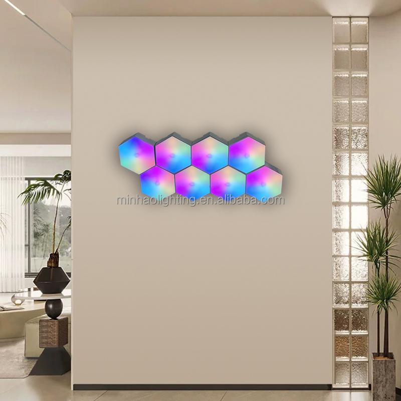 Easy Install Modern Small ABS LED Wall Ambient Lighting with Touch Control Dimmable High CRI 80 Warm White Hotel Use DC24V