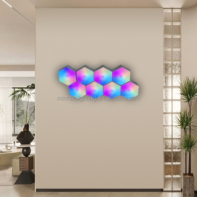 Easy Install Modern Small ABS LED Surface Mounted Wall Ambient Lighting Touch Control Dimmable High CRI 80 Warm White Hotel Use
