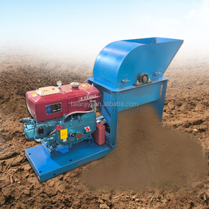 Trituradora <span class=keywords><strong>de</strong></span> Suelo con Motor Diésel <span class=keywords><strong>de</strong></span> 8HP, Máquina Portátil para Moler Lodo y Arcilla para Granja - Product Image 1