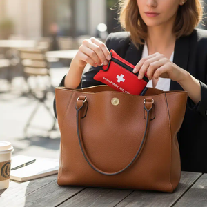 ORIPOWER - Bolsa Médica de Emergencia Plegable de Nailon Portátil con Logotipo Personalizado, <span class=keywords><strong>Mini</strong></span> Botiquín de Primeros Auxilios de Nailon para Viajes, Trabajo y Deportes - Product Image 5